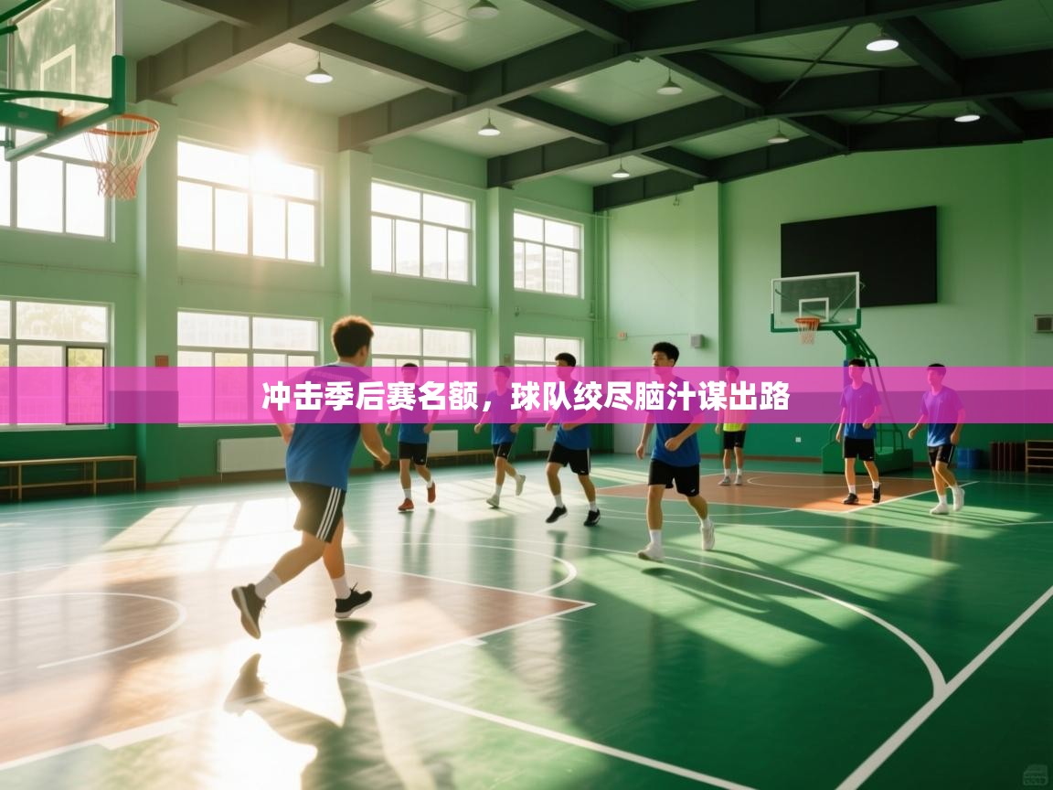 冲击季后赛名额，球队绞尽脑汁谋出路